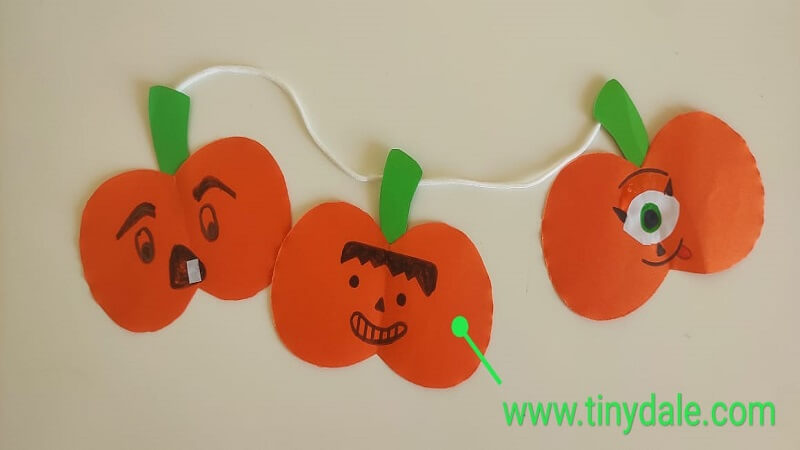 Pumpkin wall hanging