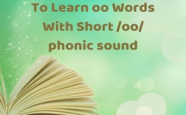 Learn oo words with short oo sound