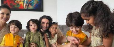 Sunny leone kids rakhi