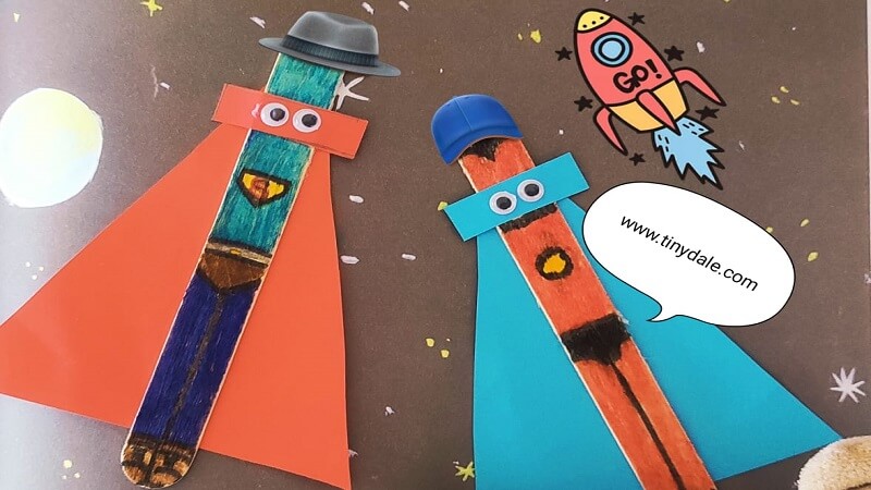 Superhero Popsicles craft ideas - tinydale