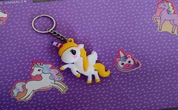 Unicorn keychain