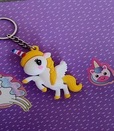 Unicorn keychain