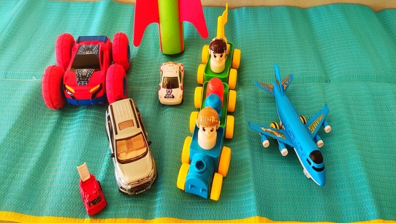 Vehicles in toys