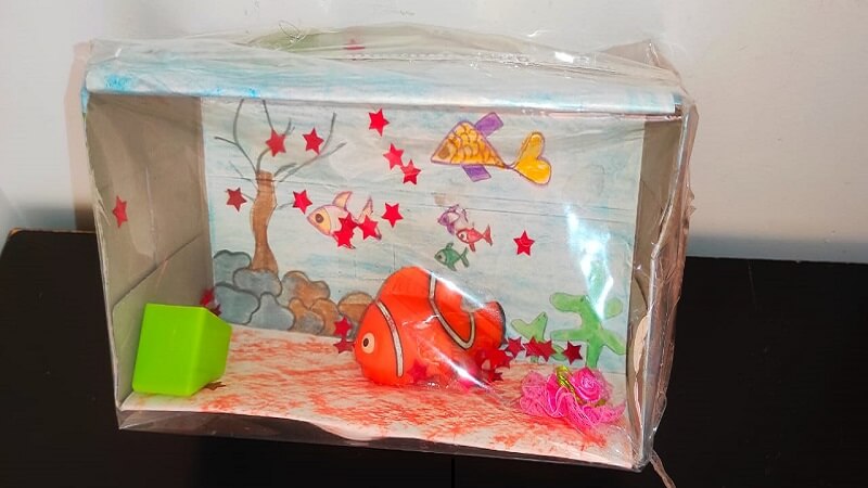 Aquarium made by kids