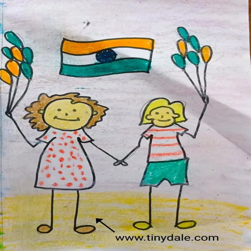 1822 India Independence Day Drawings Images Stock Photos  Vectors   Shutterstock