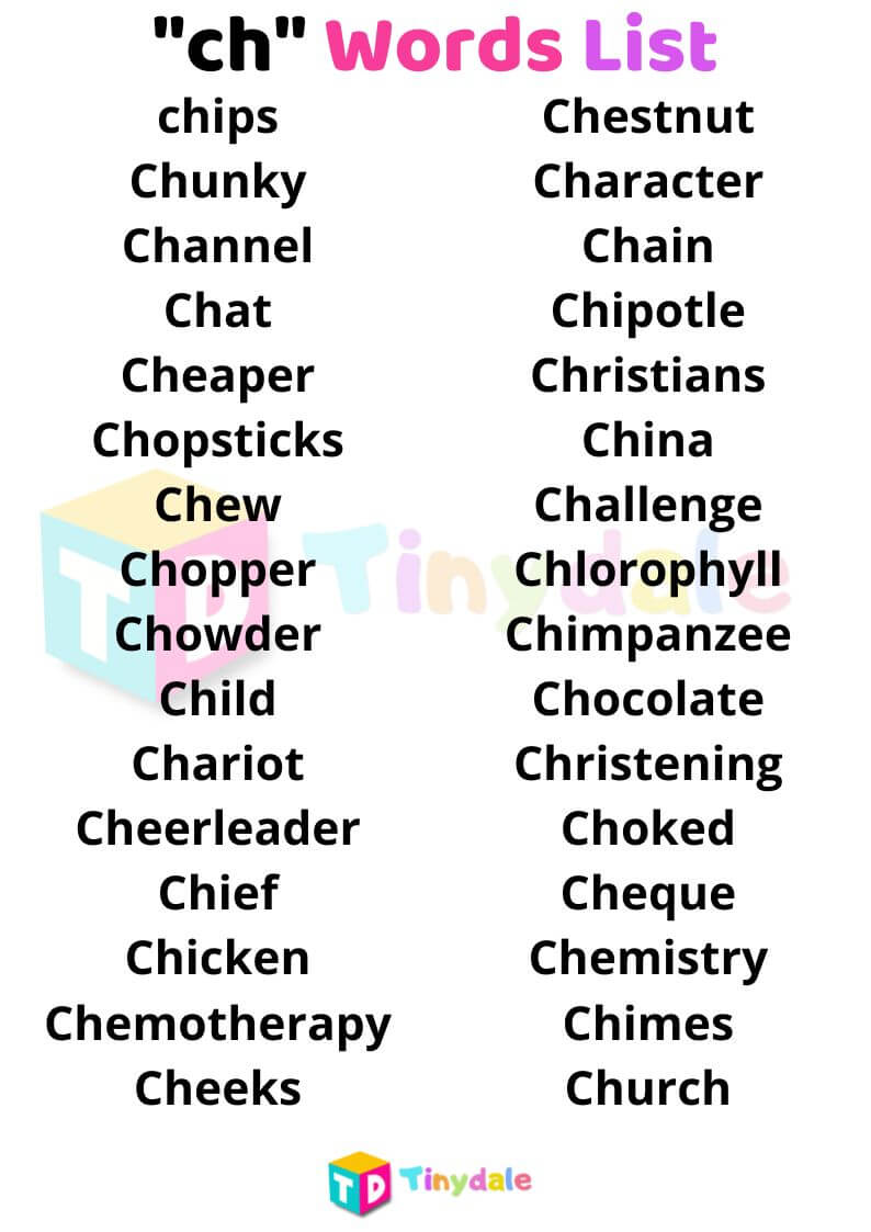 ch Words List