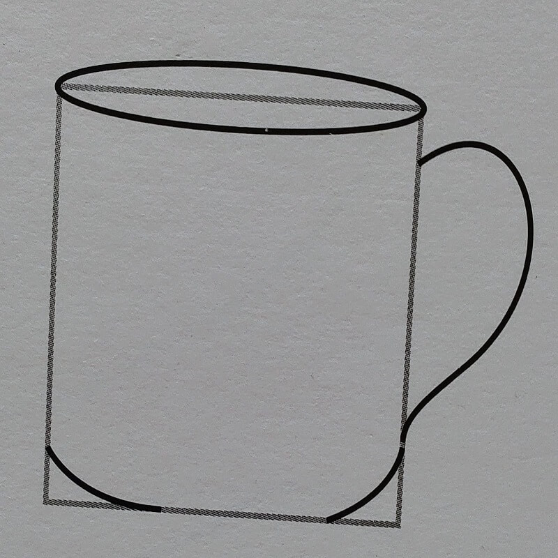 cup drawing easy step 2