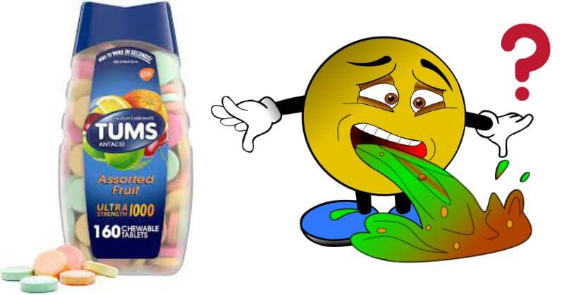 do tums help with nausea