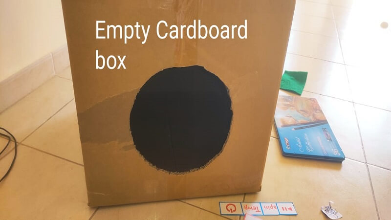 empty cardboard box