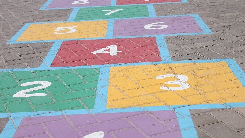 Hopscotch game