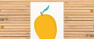 how to draw mango 3 easy steps