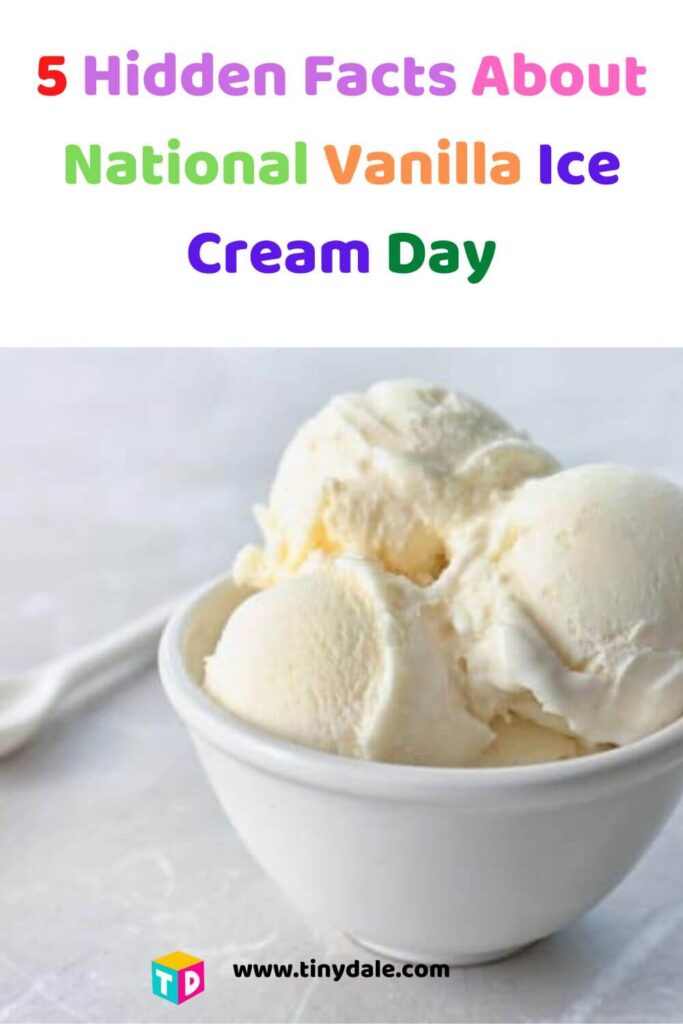 national vanilla ice cream day