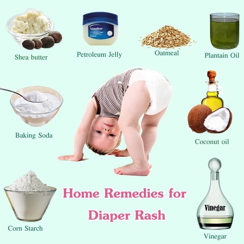 Natural ways to cure diaper rash