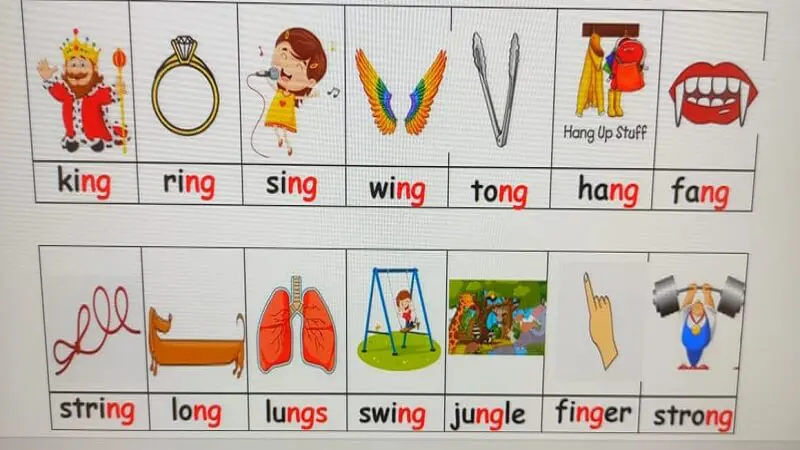ng words with pictures