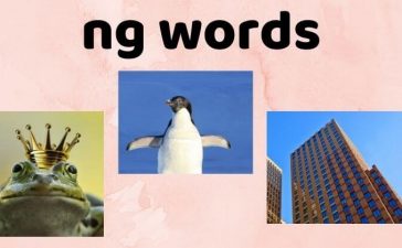 Learn ng words digraph