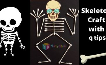 skeleton craft with q tips