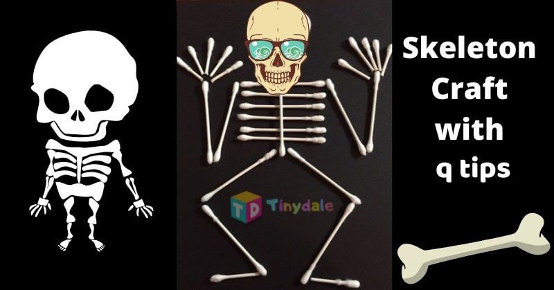 skeleton craft with q tips