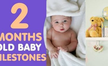 two month old baby milestone