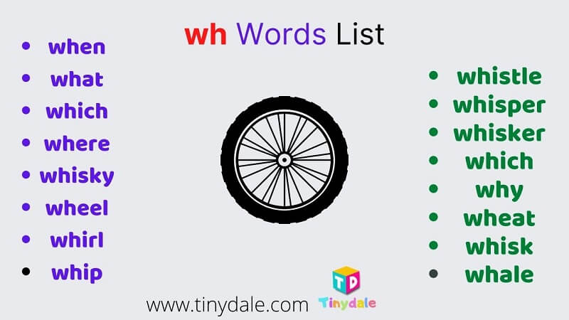 wh words list