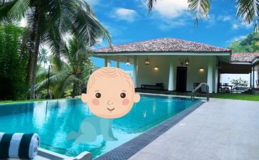 when can baby go in pool